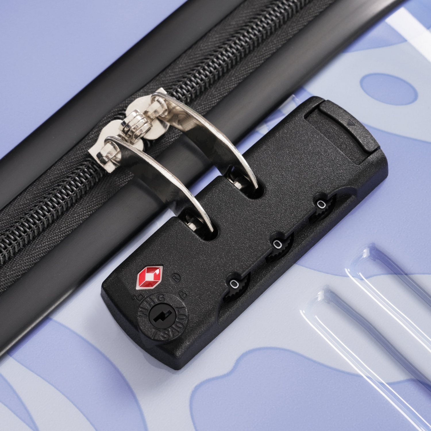 Start2Finish hardshell 3-piece spinner luggage set with TSA locks, lightweight suitcases featuring durable hardside design.