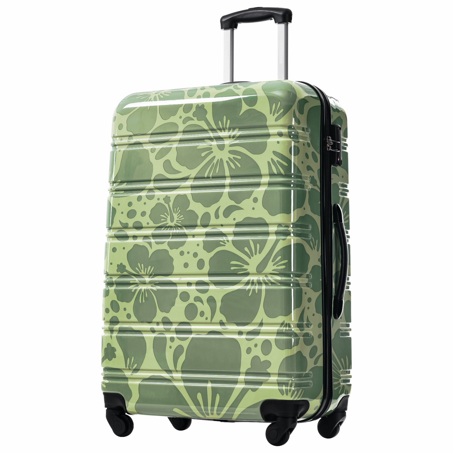 Start2Finish hardshell 3-piece spinner luggage set with TSA locks, lightweight suitcases featuring durable hardside design and easy mobility.
