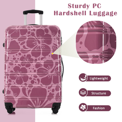 Start2Finish hardshell 3-piece spinner luggage set with TSA locks and lightweight suitcases for travel.