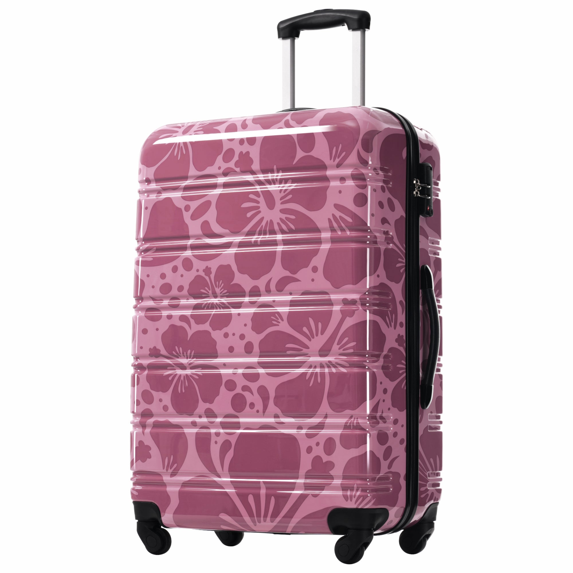 Start2Finish hardshell 3-piece spinner luggage set with TSA locks, lightweight suitcases for travel and easy mobility.