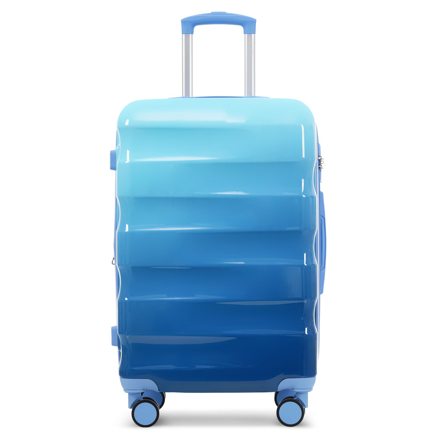 Start2Finish 3-piece hardshell luggage set with spinner wheels and TSA locks for durable travel accessories.