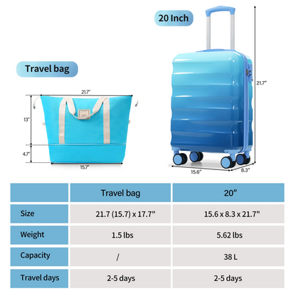 Lightweight hardshell spinner carry-on luggage with TSA lock and built-in cup holder, branded Start2Finish, showing its sleek design.