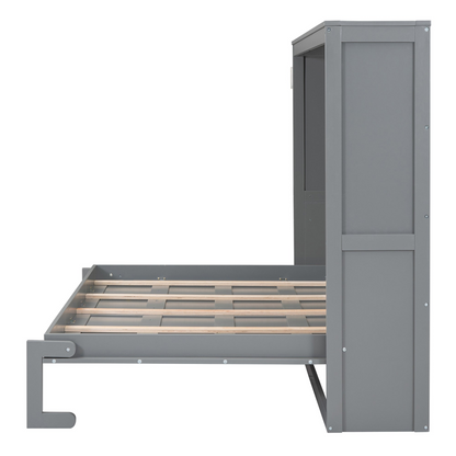 Start2Finish Murphy Bed wall bed in full and queen size, showcasing the sleek, space-saving design mounted on a modern bedroom wall.