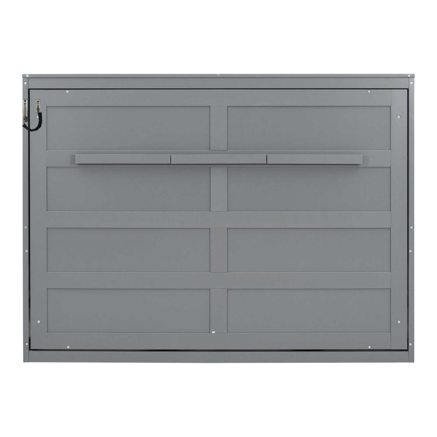 Start2Finish Murphy bed wall bed in full and queen sizes, shown folded against the wall with a modern design and wooden finish.