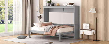 Start2Finish Murphy wall bed in full or queen size, featuring sleek design and sturdy construction for space-saving comfort.