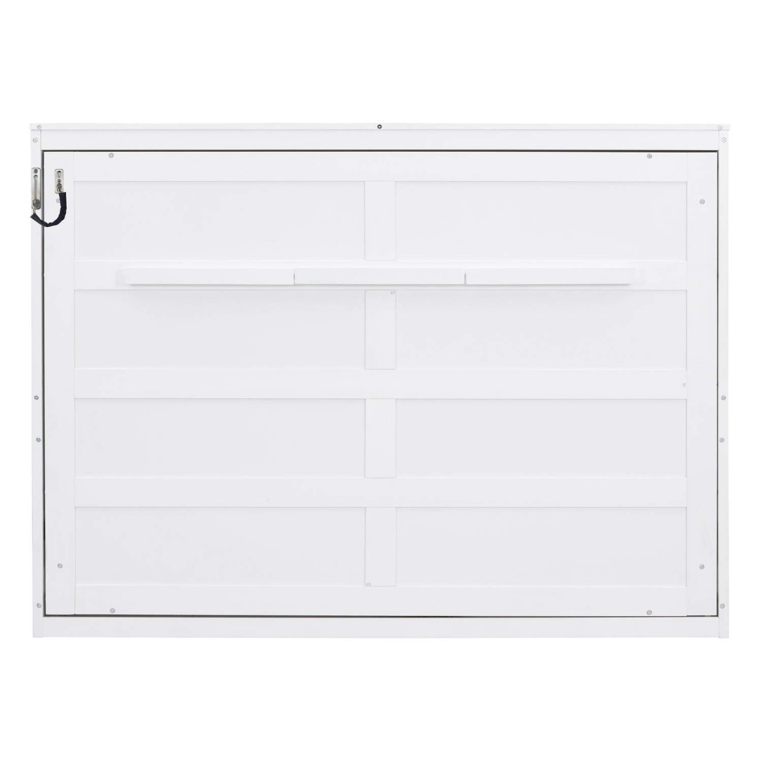Full and queen size Murphy bed wall bed by Start2Finish, showcasing the folded bed against a wall with a modern design.