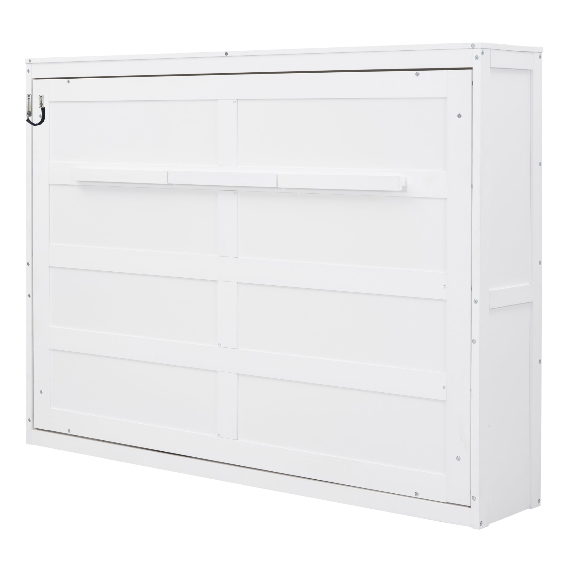Start2Finish Murphy wall bed in full and queen sizes, folded against the wall with a sleek wooden finish and modern design.