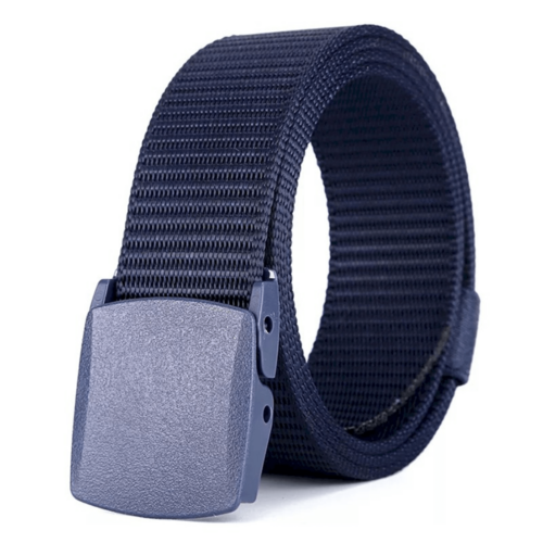 Black Lavender XGear tactical nylon belt with adjustable strap and plastic buckle, suitable for outdoor and tactical use.