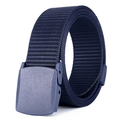 Black Lavender XGear tactical nylon belt with adjustable strap and plastic buckle, suitable for outdoor and tactical use.