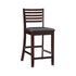Start2Finish Triena 24-inch ladder counter stool with wooden seat and metal frame, showcasing its sturdy design and modern style.