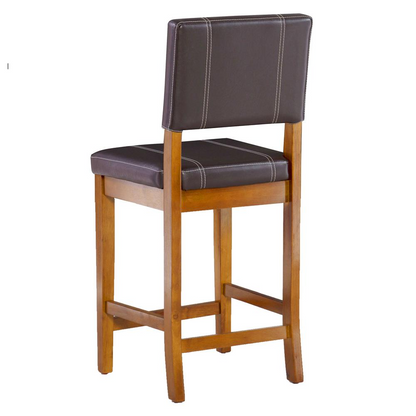 Brown Milano Counter Stool by Start2Finish, showcasing a stylish furniture piece with a cushioned seat and sleek design.