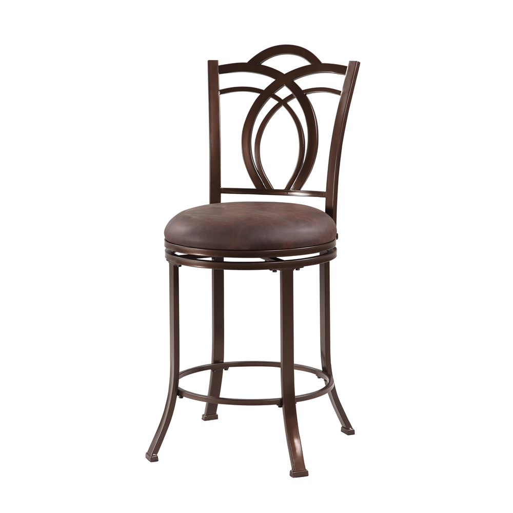 Start2Finish Calif Metal Counter Stool with modern design, featuring a sleek metal frame and comfortable seat for kitchen or bar area.