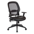 Start2Finish executive high back chair with black leather upholstery and ergonomic design, featuring padded armrests and a swivel base.