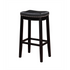 Claridge black barstool by Start2Finish with a sleek modern design, featuring a cushioned seat and sturdy metal frame.