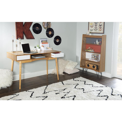 Start2Finish Perry Desk with spacious wooden surface and modern design, perfect for home or office workspace.