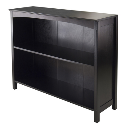 Start2Finish 3-tier Terrace Storage Shelf in Espresso, 37 inches wide, featuring three open shelves for organized storage.