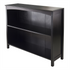 Start2Finish 3-tier Terrace Storage Shelf in Espresso, 37 inches wide, featuring three open shelves for organized storage.