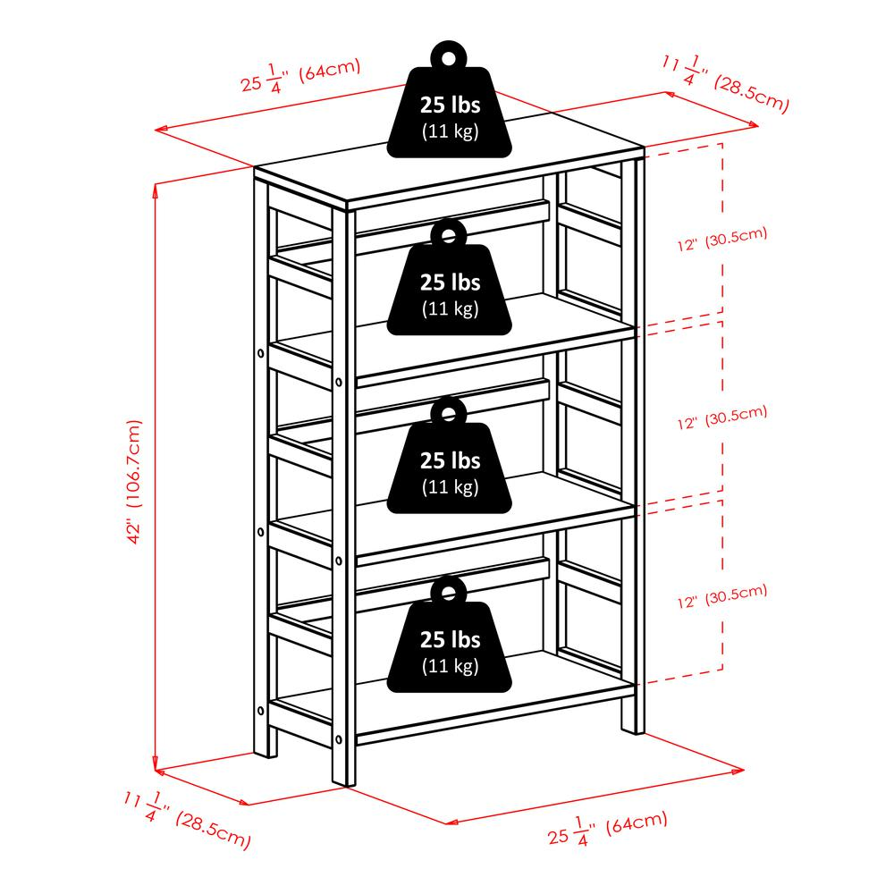 Start2Finish Capri 3-Section M storage shelf with six foldable black fabric baskets, ideal for organizing closets or living spaces.