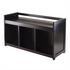 Start2Finish Addison storage bench with three compartments, featuring a cushioned top and wooden finish for versatile furniture.