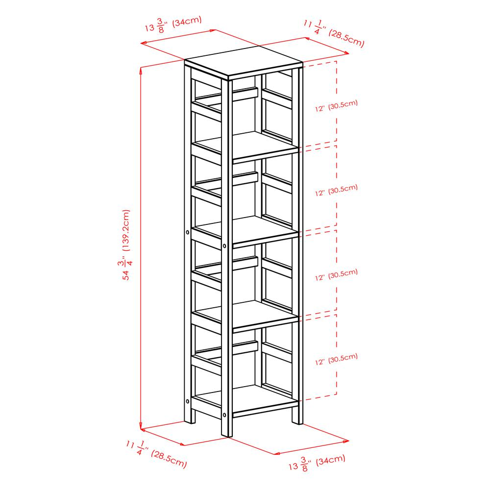 Start2Finish Capri 4-Section N Storage Shelf with four beige fabric baskets, ideal for organizing home or office space.