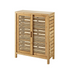 Start2Finish Bracken two-door floor cabinet with wooden finish, featuring sleek doors and ample storage space.