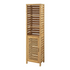 Start2Finish Bracken Tall Bath Cabinet with storage shelves and door, featuring a modern wooden finish.