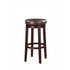 Start2Finish Maya Brown 29-inch bar stool with wooden legs and cushioned seat, ideal for kitchen or bar area.