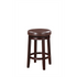Maya brown 24-inch counter stool by Start2Finish, featuring a wooden seat and metal legs, suitable for kitchen or bar area.