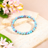 Empath’s Shield Aqua Terra Jasper bracelet featuring 6mm round beads, natural stone jewelry in earthy blue and green tones.