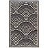 Aspire Wool Scallop Navy and White 8x11 rug by Start2Finish featuring a scalloped pattern and soft wool texture.