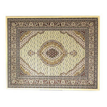 Persian Treasures Mahi Tabriz cream rug by Start2Finish featuring intricate traditional patterns and detailed craftsmanship.