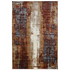 Start2Finish Illusions Canyon beige and burgundy 8x11 rug with geometric patterns and textured details.