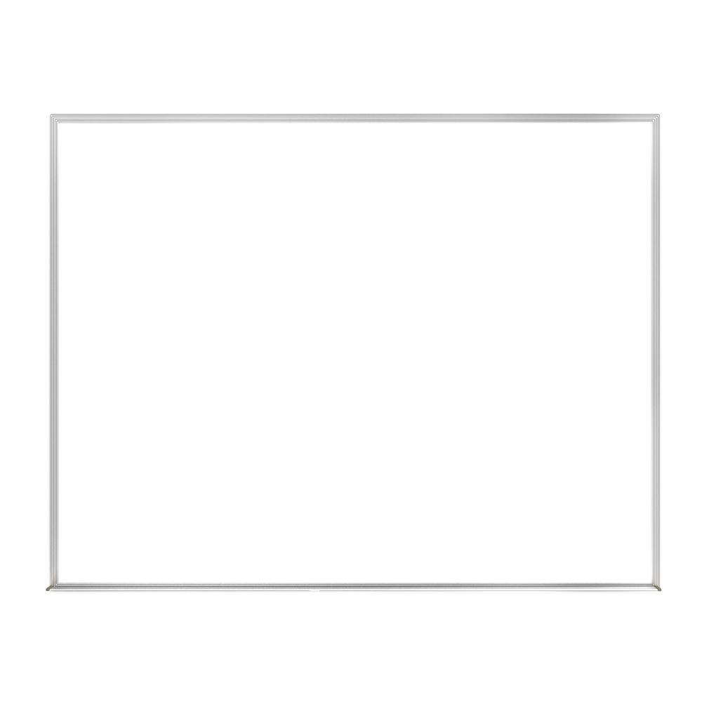 Start2Finish Ghent non-magnetic whiteboard with aluminum frame, 3 feet by 4 feet, ideal for office use.
