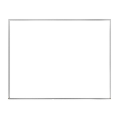 Start2Finish Ghent non-magnetic whiteboard with aluminum frame, 3 feet by 4 feet, ideal for office use.