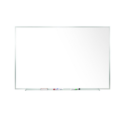 Start2Finish Ghent magnetic porcelain whiteboard with aluminum frame, 2 feet by 3 feet, ideal for office or classroom use