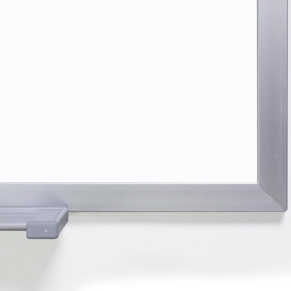 Start2Finish Ghent magnetic porcelain whiteboard with aluminum frame, 2 feet high by 3 feet wide, office supplies for organization.