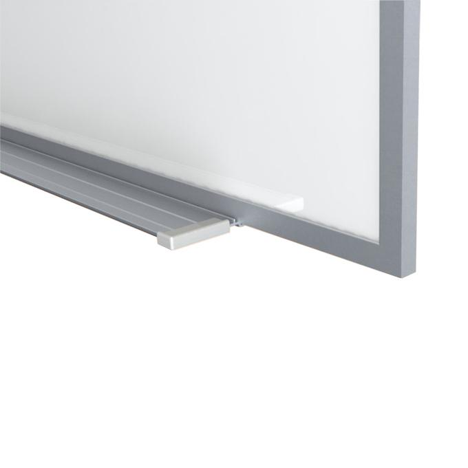 Start2Finish Ghent magnetic porcelain whiteboard with aluminum frame, 2 feet by 3 feet, ideal for office and meeting rooms.