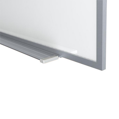 Start2Finish Ghent magnetic porcelain whiteboard with aluminum frame, 2 feet by 3 feet, ideal for office and meeting rooms.