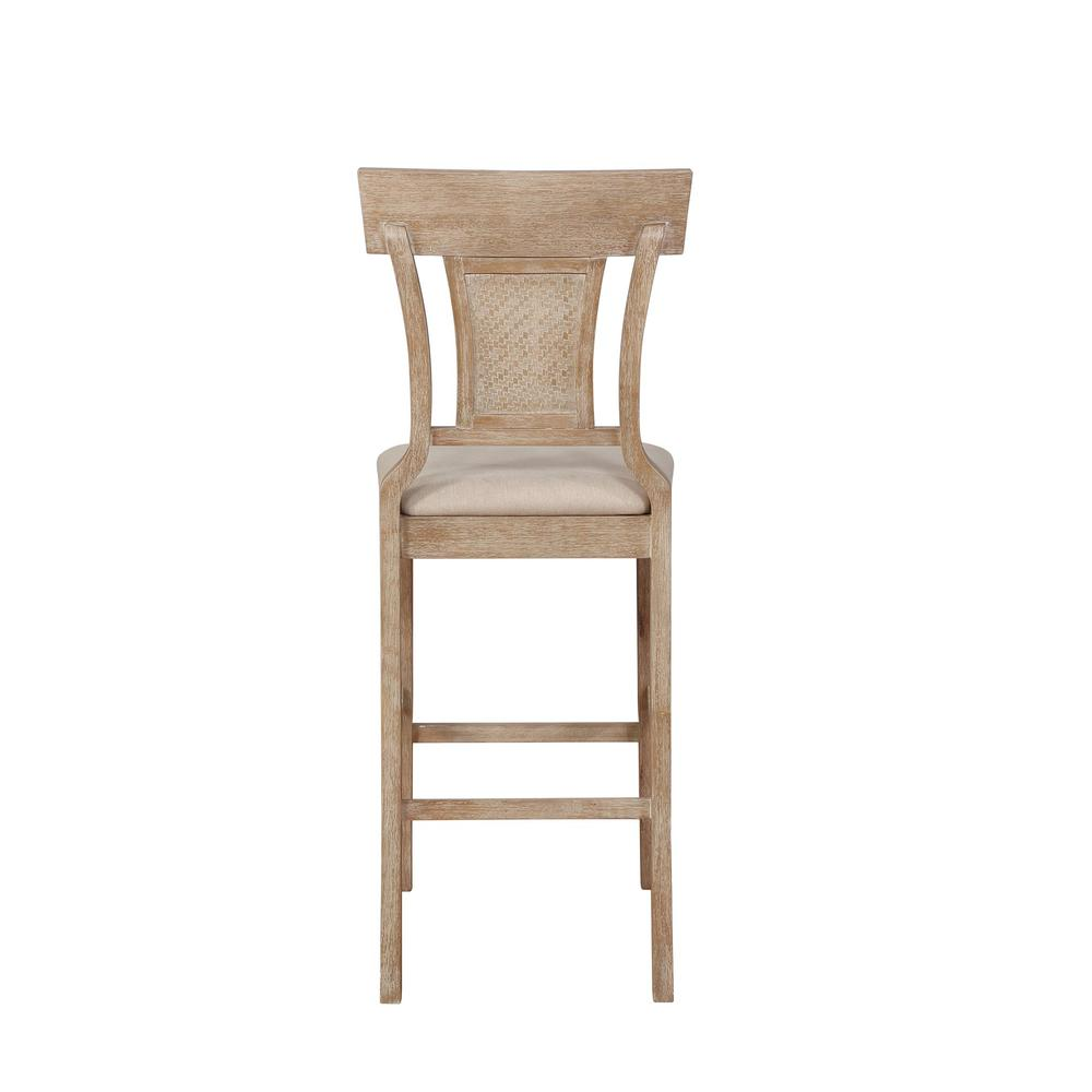 Start2Finish Rylan 30-inch bar stool with a wooden seat and metal legs, showcasing a modern design and sturdy construction.