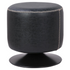 Start2Finish Gaia faux leather round swivel ottoman, stylish furniture piece with cushioned top and swivel base for versatile seating.