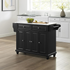 Start2Finish Cambridge stone top full-size kitchen island with storage and workspace, featuring a sturdy wood frame and modern design.