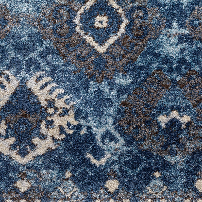 Start2Finish Gala GA10 navy rug showcasing an 8&