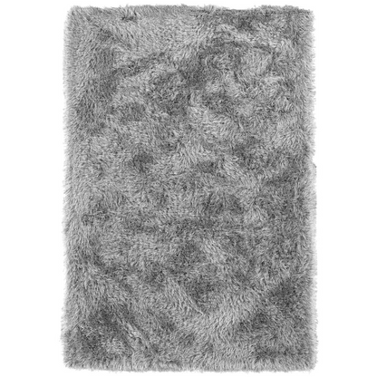Start2Finish Impact IA100 Silver 8x10 rug featuring a modern geometric design in silver and gray tones.