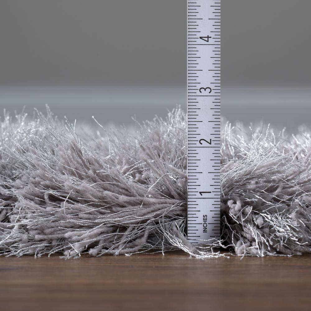 Silver Impact IA100 8x10 rug by Start2Finish with modern geometric pattern, showcasing plush texture and bold design.