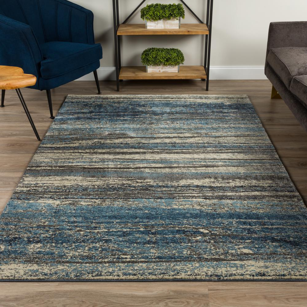 Start2Finish Upton UP6 Ocean rug showing 3&
