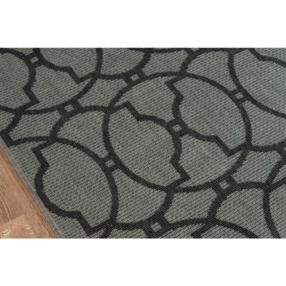 Contemporary charcoal rectangle area rug by Start2Finish, 5&