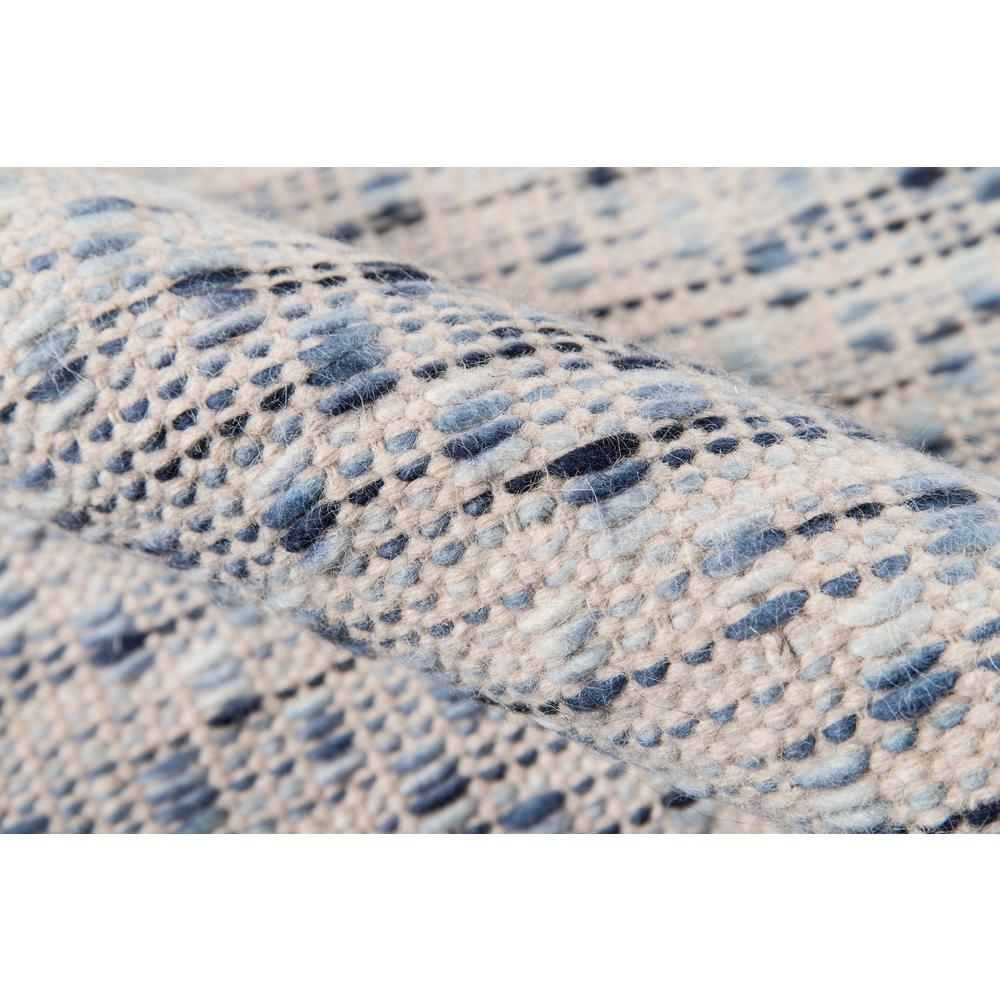 Start2Finish contemporary rectangle blue area rug, 3&