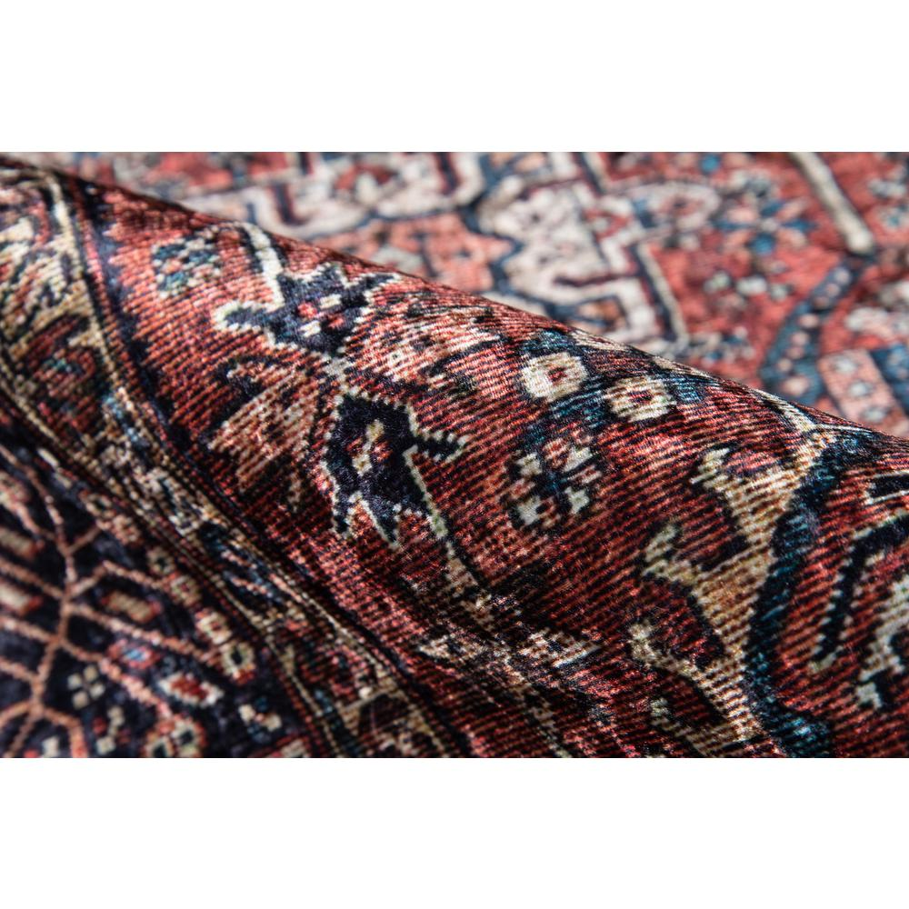 Rust-colored traditional rectangle area rug from Start2Finish, 5&