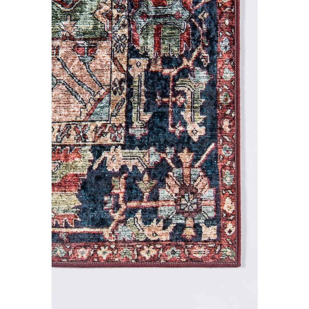 Start2Finish traditional rectangle area rug in multi-color design, measuring 3&