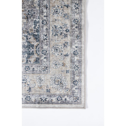 Start2Finish grey traditional rectangle area rug, 6&